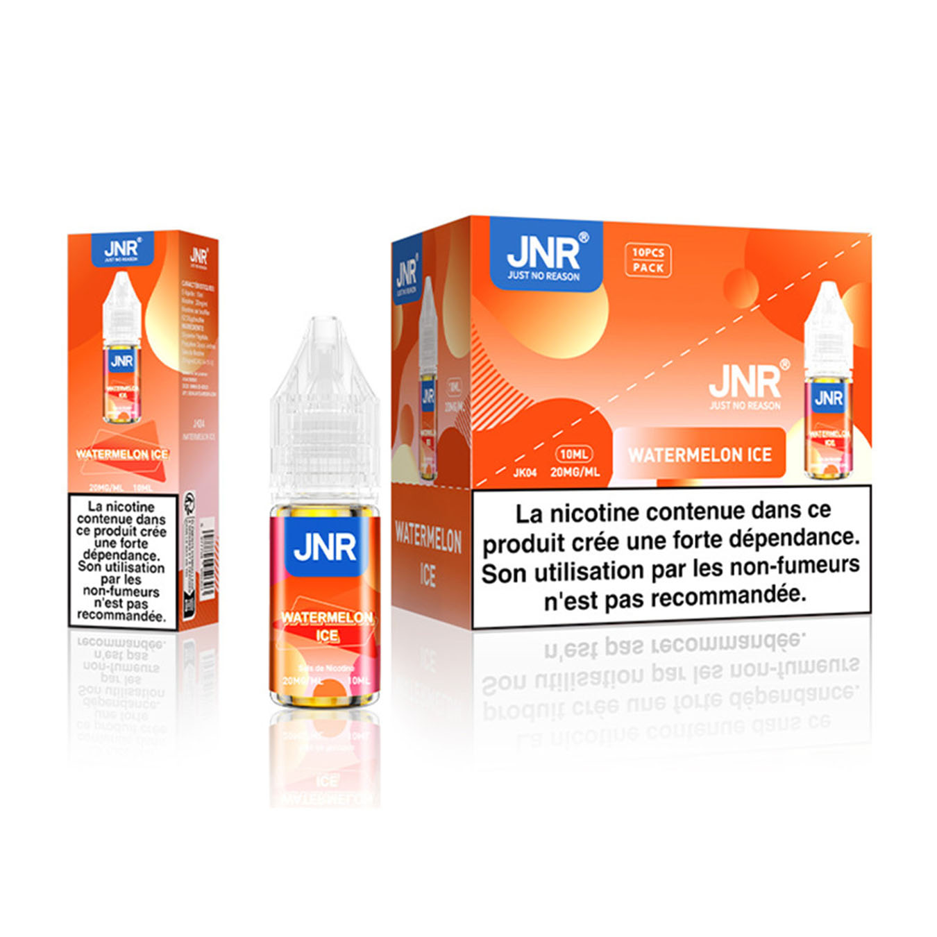JNR 10 ml - E-Liquide x10 - Watermelon Ice