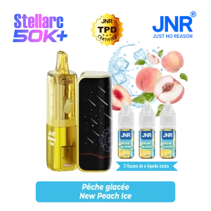 JNR - Stellarc 50K - Cartouche x 5 - Peach Ice