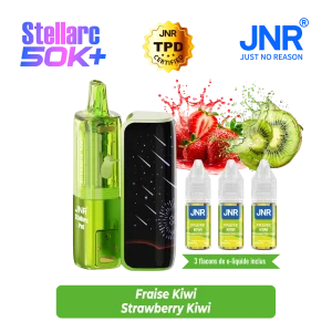 JNR - Stellarc 50K - Cartouche x 5 - Strawberry Kiwi