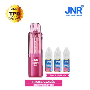 JNR - Pod Stellarc 50K - Cartouche x 5 - Strawberry Ice