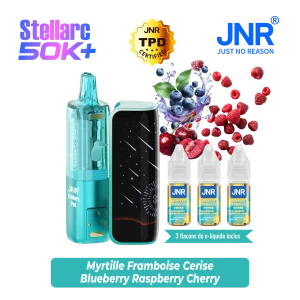 JNR - Stellarc 50K - Cartouche x 5 - Blueberry Raspberry Cherry