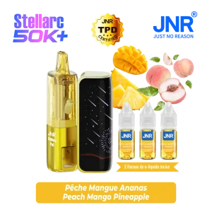 JNR - Stellarc 50K - Cartouche x 5 - Peach Mango Pineapple