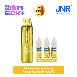 JNR - Pod Stellarc 50K - Cartouche x 5 - Peach Mango Pineapple